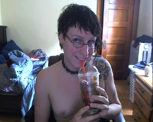 Crawling out of bed and the first thing I see is http://lavenderpanda.tumblr.com handing me an Icee. That’s love, right there.