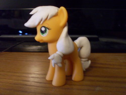 Ponies with modeled clay hair.