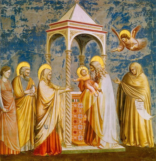 Presentation in the Temple, Giotto 1304-1306, Arena Chapel, Padua x