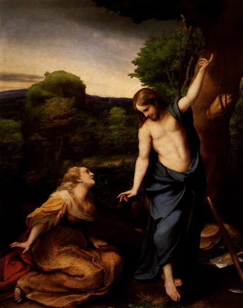 Noli Me Tangere, by Correggio, 1525 (x)