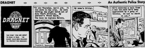 From the Dragnet daily newspaper strip.