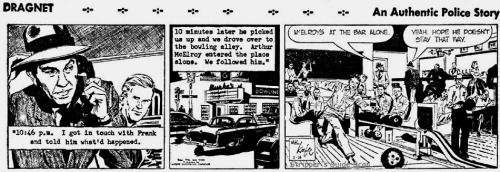 From the Dragnet daily newspaper strip.