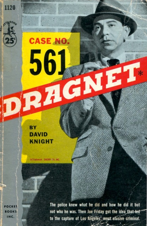 Dragnet paperback: Case No. 561.