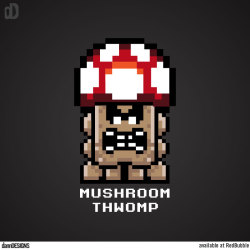 danndesigns:  “mushroom thwomp.”my friends