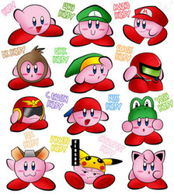 moomoomegan:  Look at all the Kirbys! So