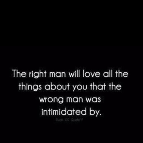 naughty-angel4you: yourkinddom: Because he is the right man. Oh I sure hope so