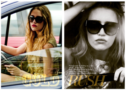 GOLD RUSH - Some titles need no introduction. Photography &amp; Styling by : Voir, Model : 