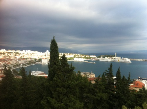 Split, Croatia, winner thus far for most epic cruising locations. The rocky socket close to Mykonos’