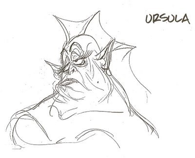 Ursula Character Designs By Glen Keane 