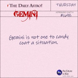 dailyastro: Gemini 1698: Visit The Daily Astro for more facts about Gemini. ..and click here for the web’s best horoscopes! 