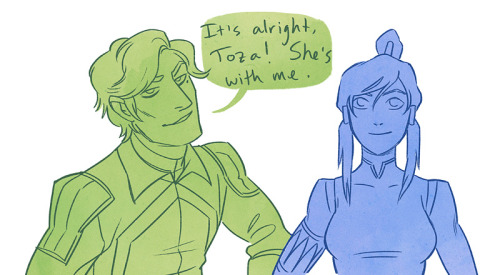 quillery:I saw a couple of people suggest the idea of an AU in which Korra meets the Wolfbats first 