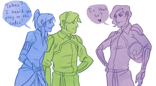 quillery:I saw a couple of people suggest the idea of an AU in which Korra meets the Wolfbats first 