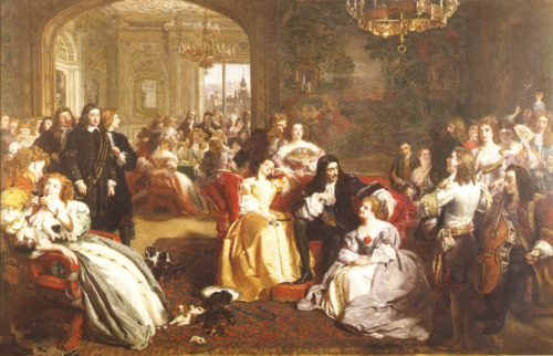 thestuartkings:  King Charles IIs last Sunday  by William Powell Frith