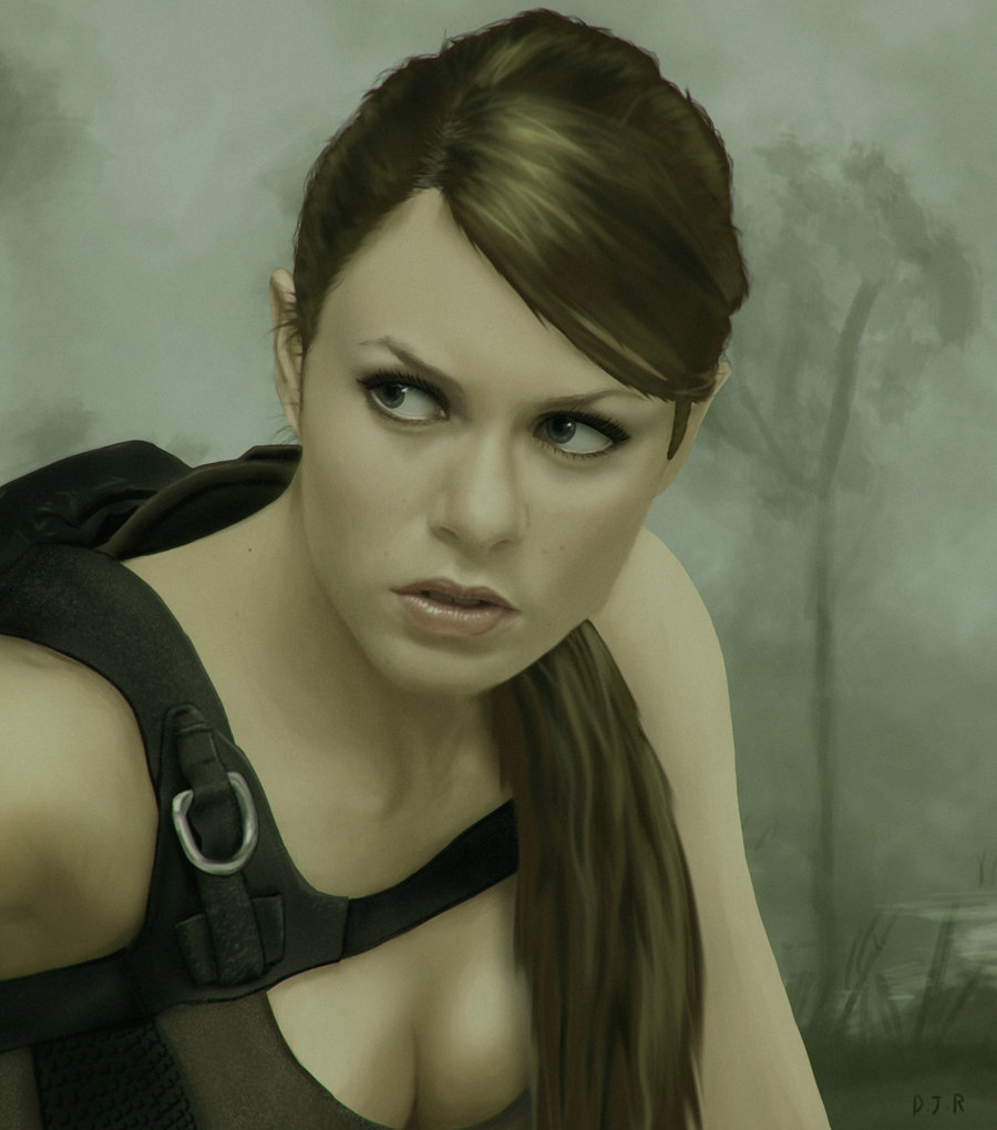 Fanart: Alison Carroll as Lara Croft Avitus12
Wow. I didn’t realize this was a painting at first! 0_0