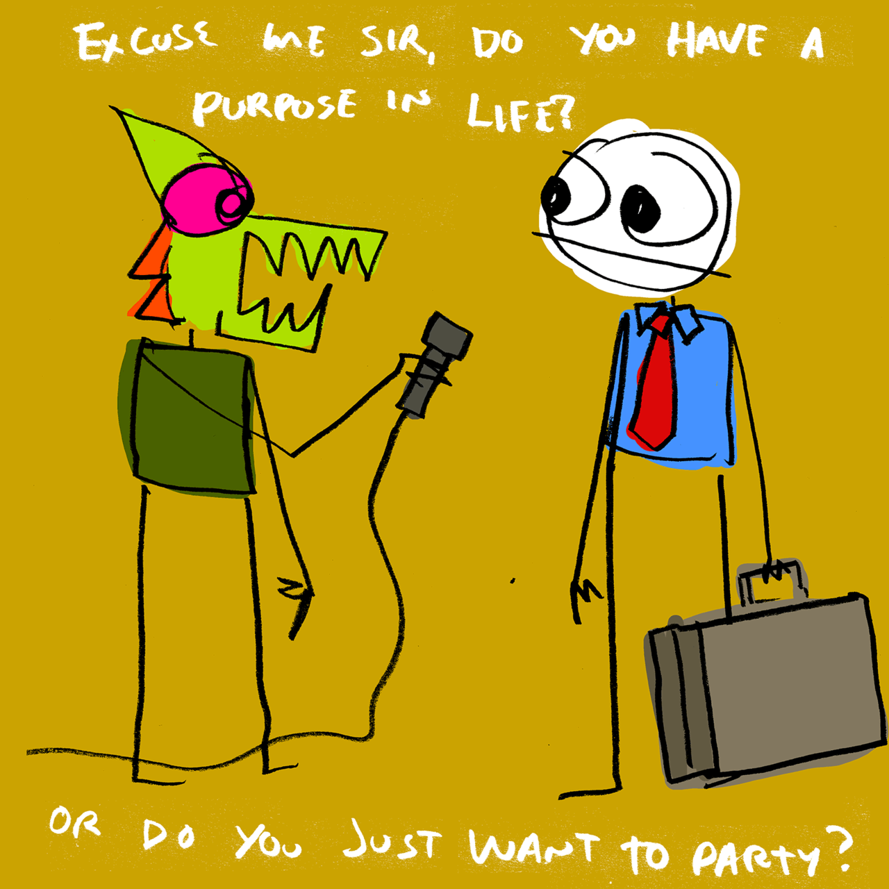explodingdog:  Crazy Monster asks the tough questions. 