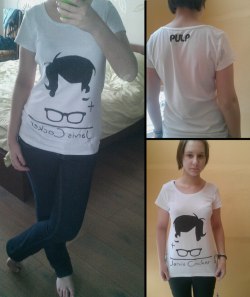 This is my handmade Pulp t-shirt, yes, really, I drew it myself I&rsquo;m so proud :з