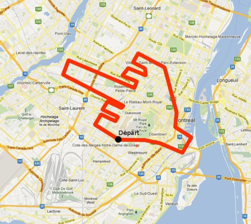 eban451:  creativenothing:  Students in Quebec were asked to send the cops the route of their march. Here is what they replied with.  NOTABLE !!! 