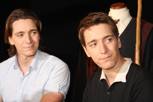 everythingjamesandoliverphelps:  James and Oliver Phelps - Harry Potter Expedition 