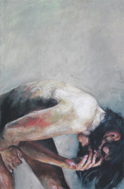 circuitbird:  “Intrusive Thoughts,” 2012Cara Thayer &amp; Louie Van PattenOil on Canvas 