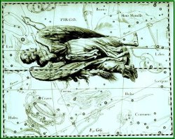 aenorlemusae:  (constellation de la Vierge - atlas de Hevelius) 