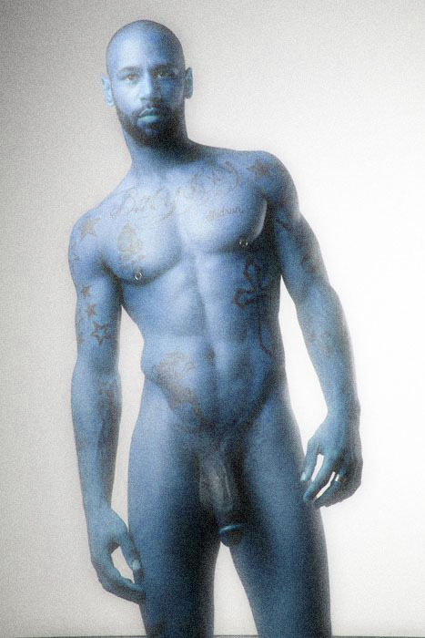 blackdaddyissues:  A touch of Blue