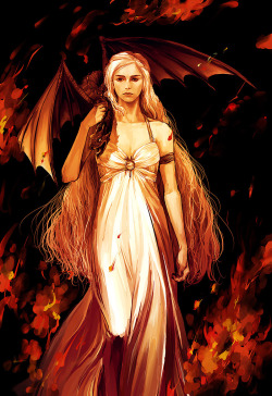 ardentblue:  Daenerys Targaryen by reine