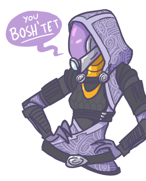 Also, here&rsquo;s doodle number gazillion of Tali that I have floating around on my computer. 