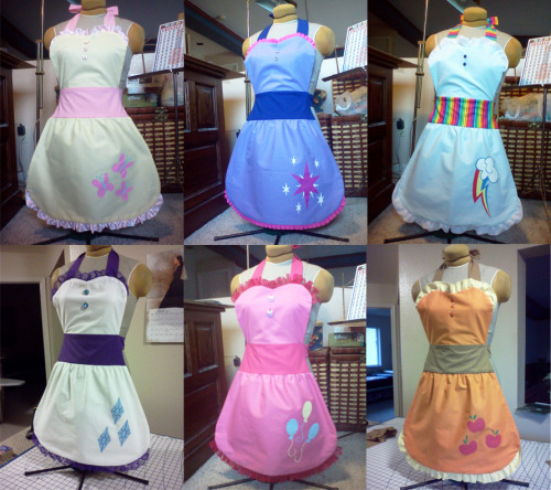 royalcanterlotvoice:  My Little Pony- Aprons by ~PhantomClark on sale at fanime!