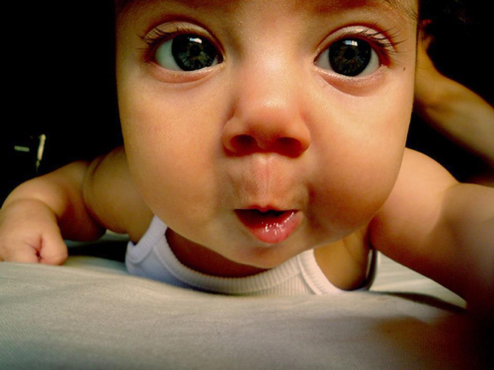 Cute little boy with dimples