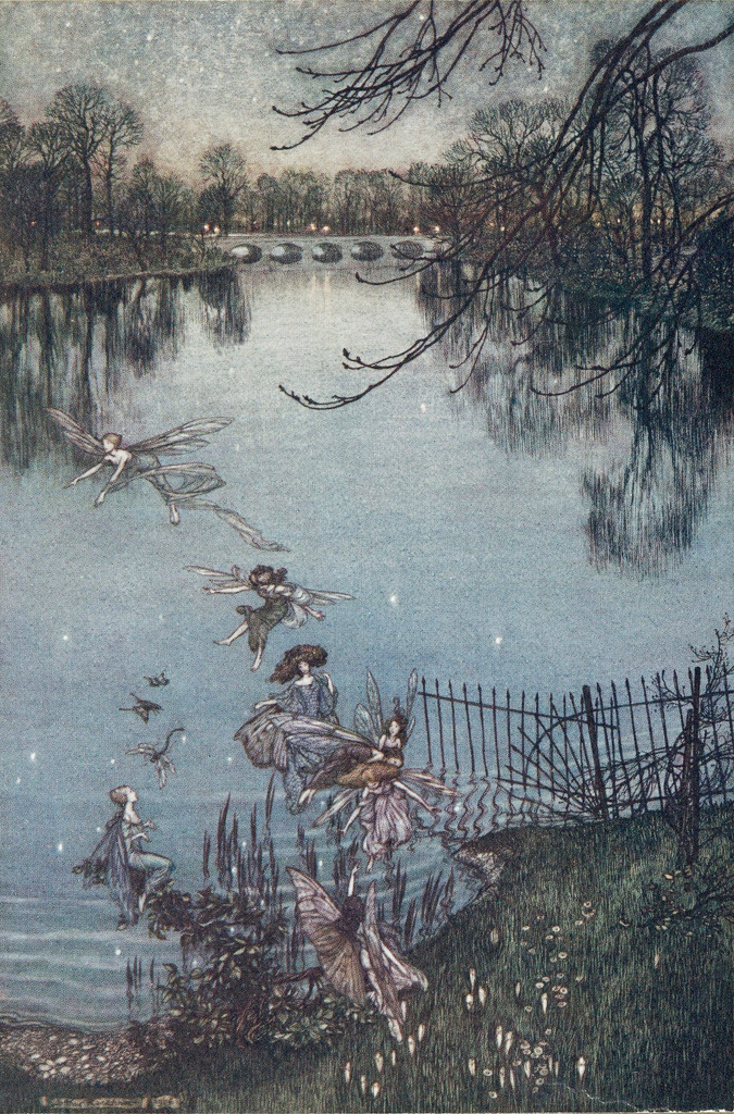 Arthur Rackham illustrates Peter Pan in Kensington Gardens by JM Barrie