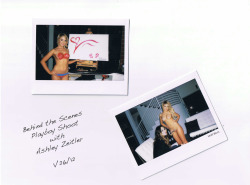 Polaroids From Ashley Zeitler’s Playboy Shoot.