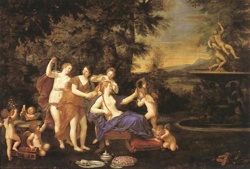 centuriespast:ALBANI, FrancescoVenus Attended by Nymphs and Cupids1633Oil on canvas, 114 x 171 