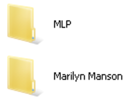 Peek at my music folders, completely normal, right?