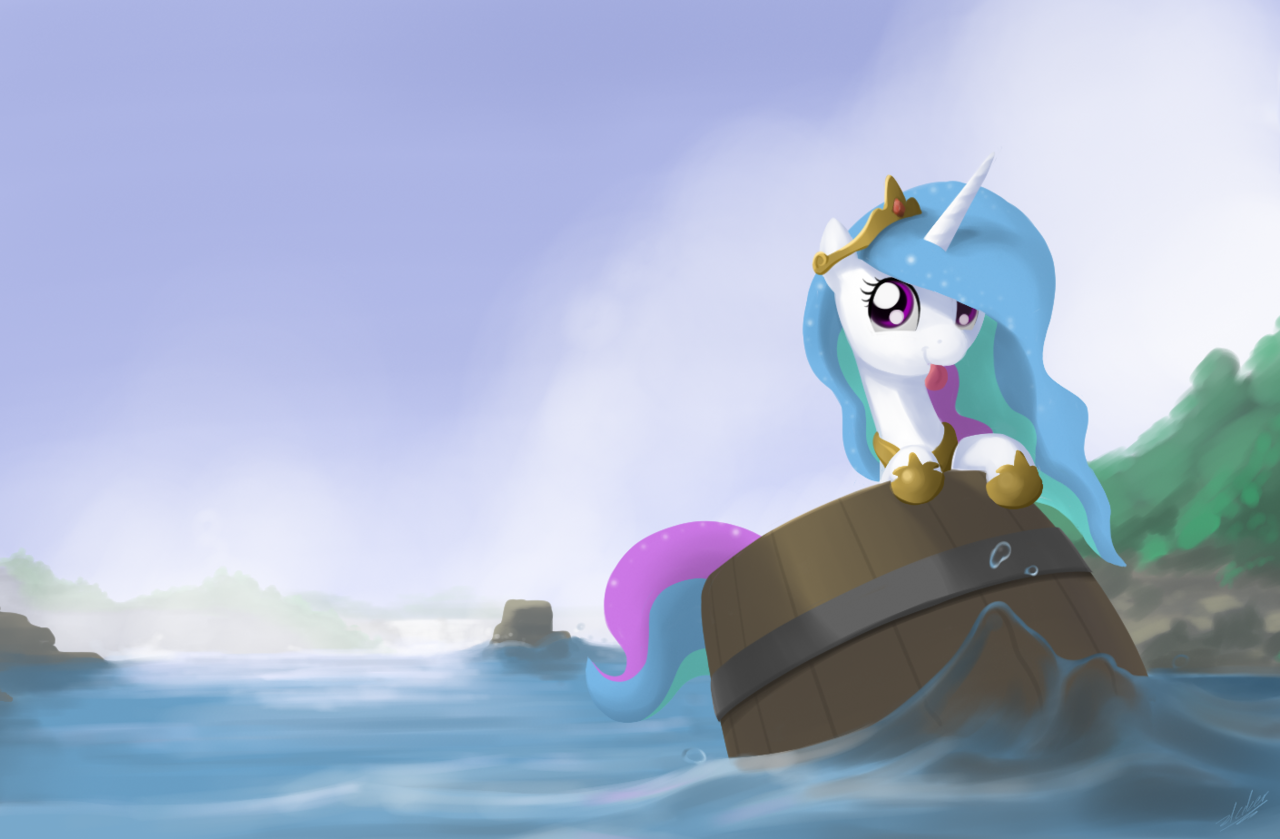 werd10101:  The barrel princess by ~zlack3r  oh god it&rsquo;s killing me!