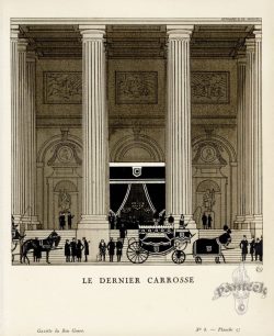 Moika-Palace:   “The Last Coach,” Gazette Du Bon Genre Ca. 1912-1913.  