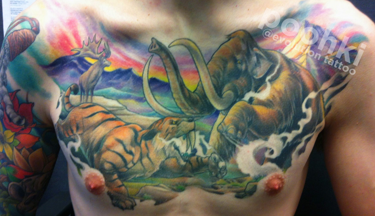 fuckyeahtattoos:  I’m submitting this on behalf of my best friend Andrew. I’m