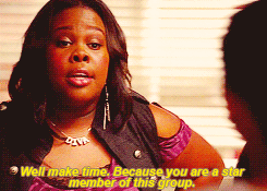 anothergayshark:favourite glee moments→ ‘stop the violence.’