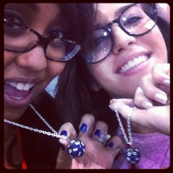 - @sneaks_n_bows & I got BFF necklaces…