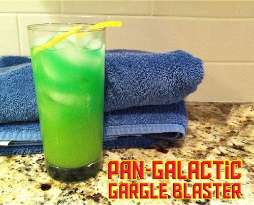 thedrunkenmoogle: Pan-Galactic Gargle Blaster (The Hitchhiker’s Guide to the Galaxy cocktail) 