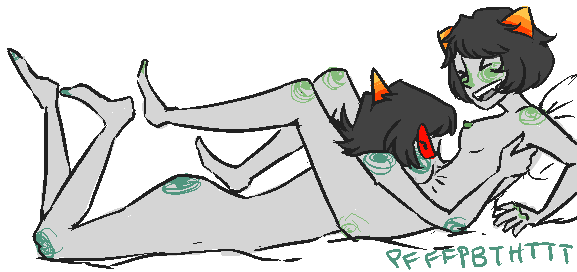 nsfw homestuck â€” janksy: someone asked me for terezi/nepeta porn...