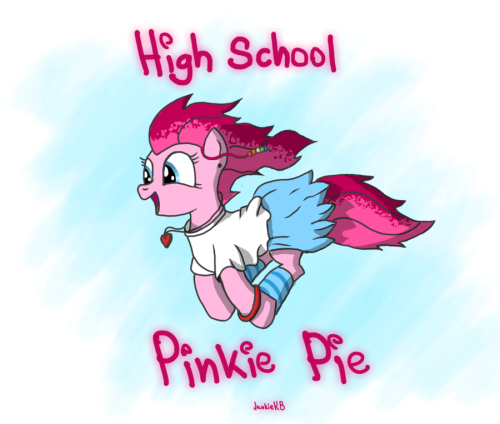 epicbroniestime:  Pinkie Pie High School by ~JunkieKB