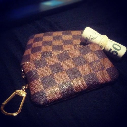 kidtragik:  Louis Swag , #LouisWallet #LouisCoinPouch (Taken with instagram)