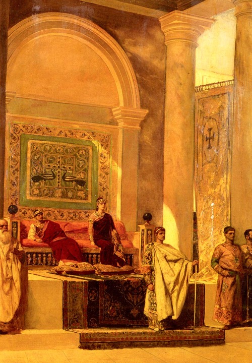 robcalfee: jocularbhaviour: The throne room in byzantium by Benjamin Jean Joseph Constant Source: ar