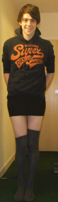 strangely-wonderful:  I have a sudden love for knee high socks, even better now its abit too warm for tights! &lt;3 