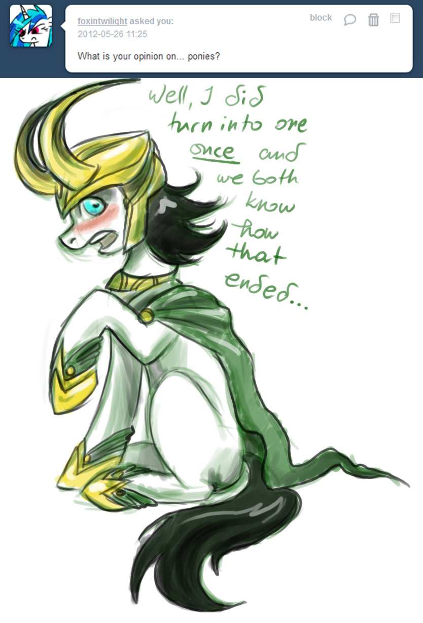 raenyras:  foxintwilight:  jkfdshksdfkahaha, Loki, why you so cute …and this blush,