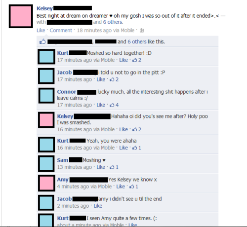 When 13 year old Hipsters go to a Heavy Metal concert and get &lsquo;so smashed&rsquo;. 