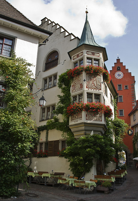 The charming medieval city of Meersburg in Baden-Württemberg, Germany (by beatrice bl and Col ).