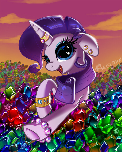 raritybestpony:  Bejeweled by *SeaGerdy  adult photos