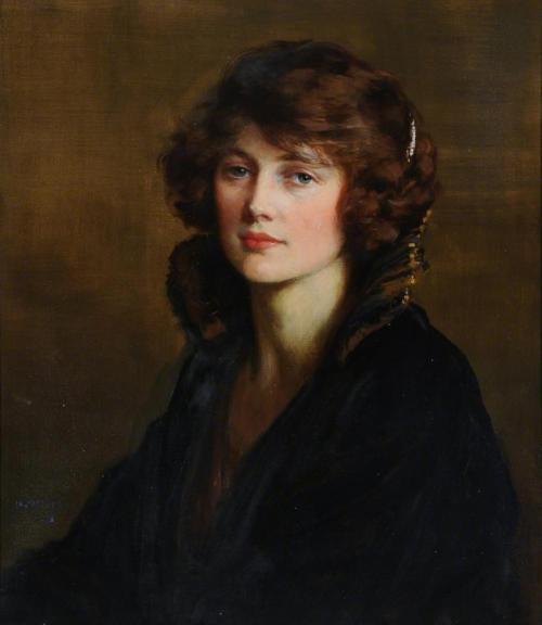 svell: George Percy Jacomb-Hood, Portrait of a Lady, Jenny, 1923.