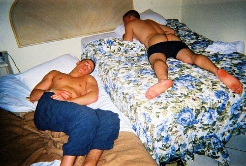 tempted to sneak a lick while the bros are passed out?